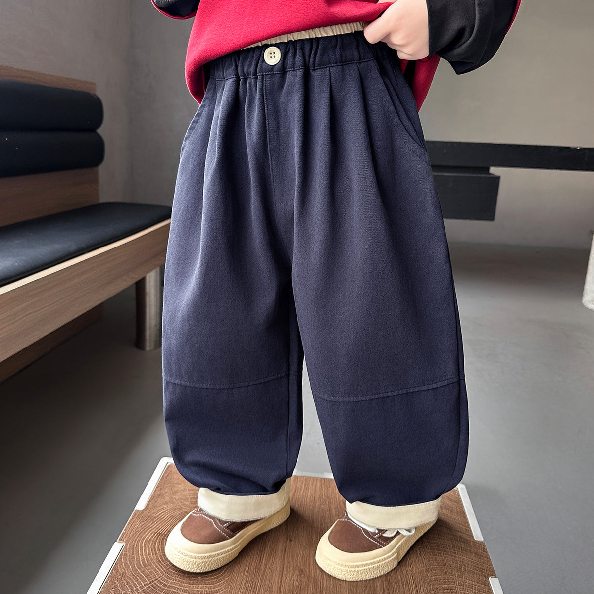 Boys' Fashion Casual  Straight Leg Pants