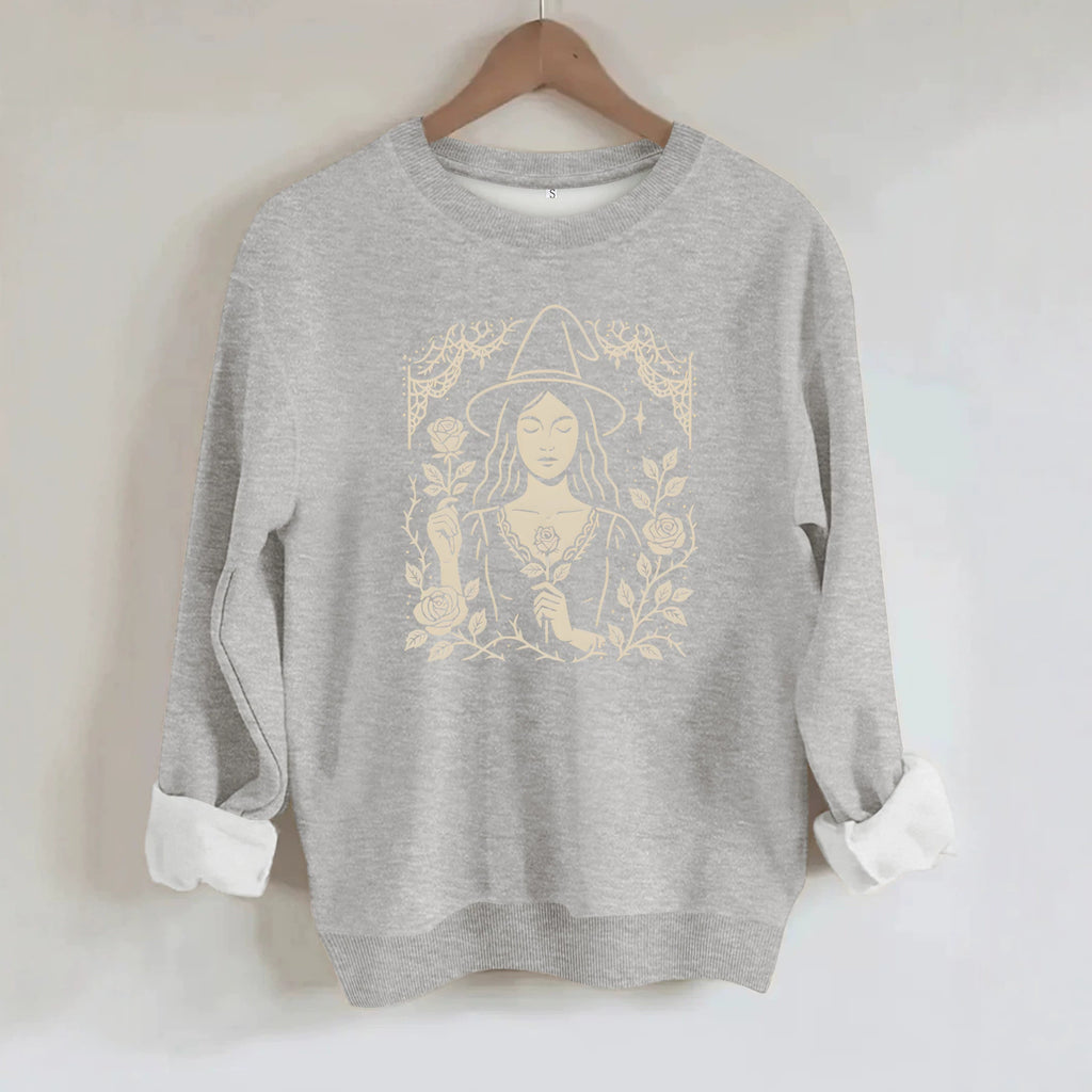 Loose velvet sweatshirt