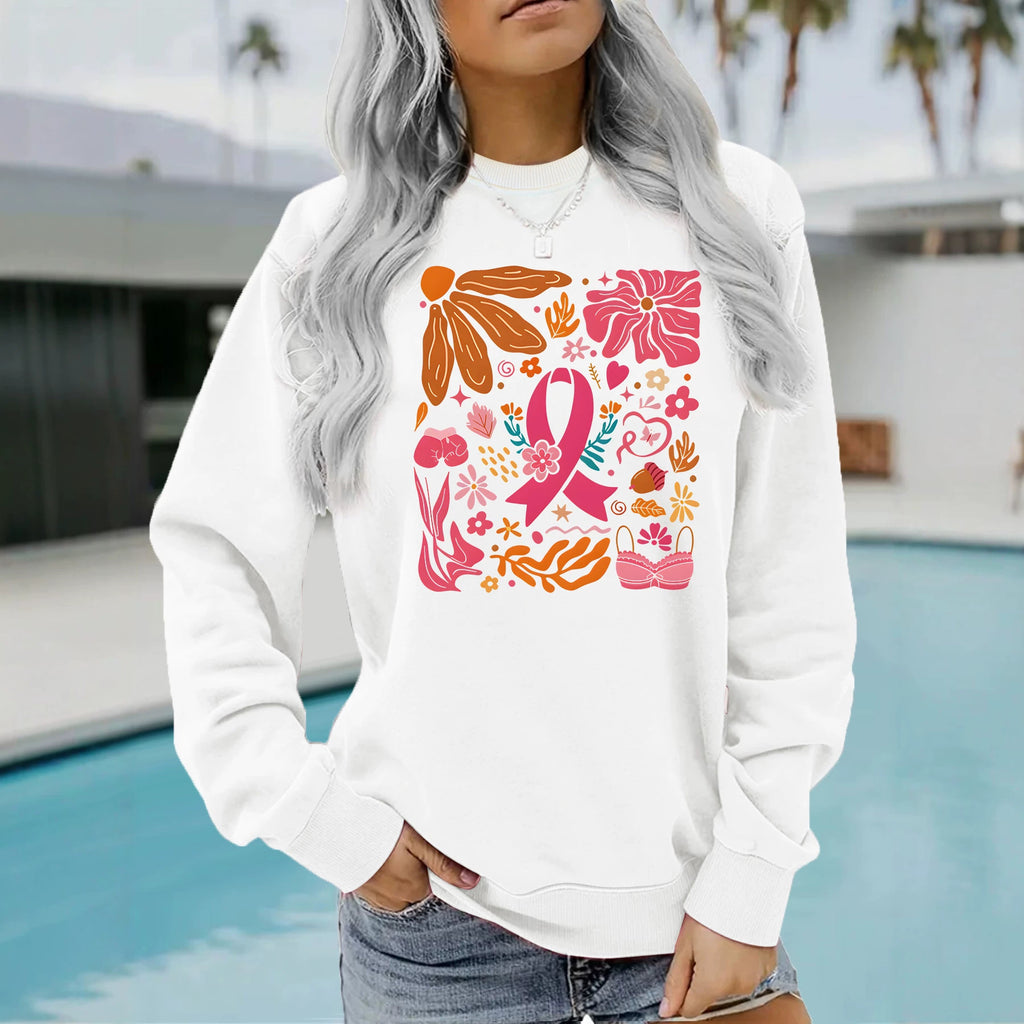 Loose velvet sweatshirt