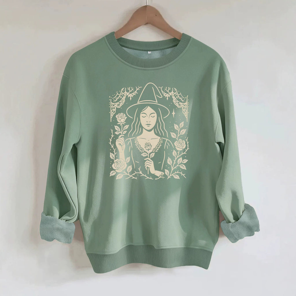 Loose velvet sweatshirt