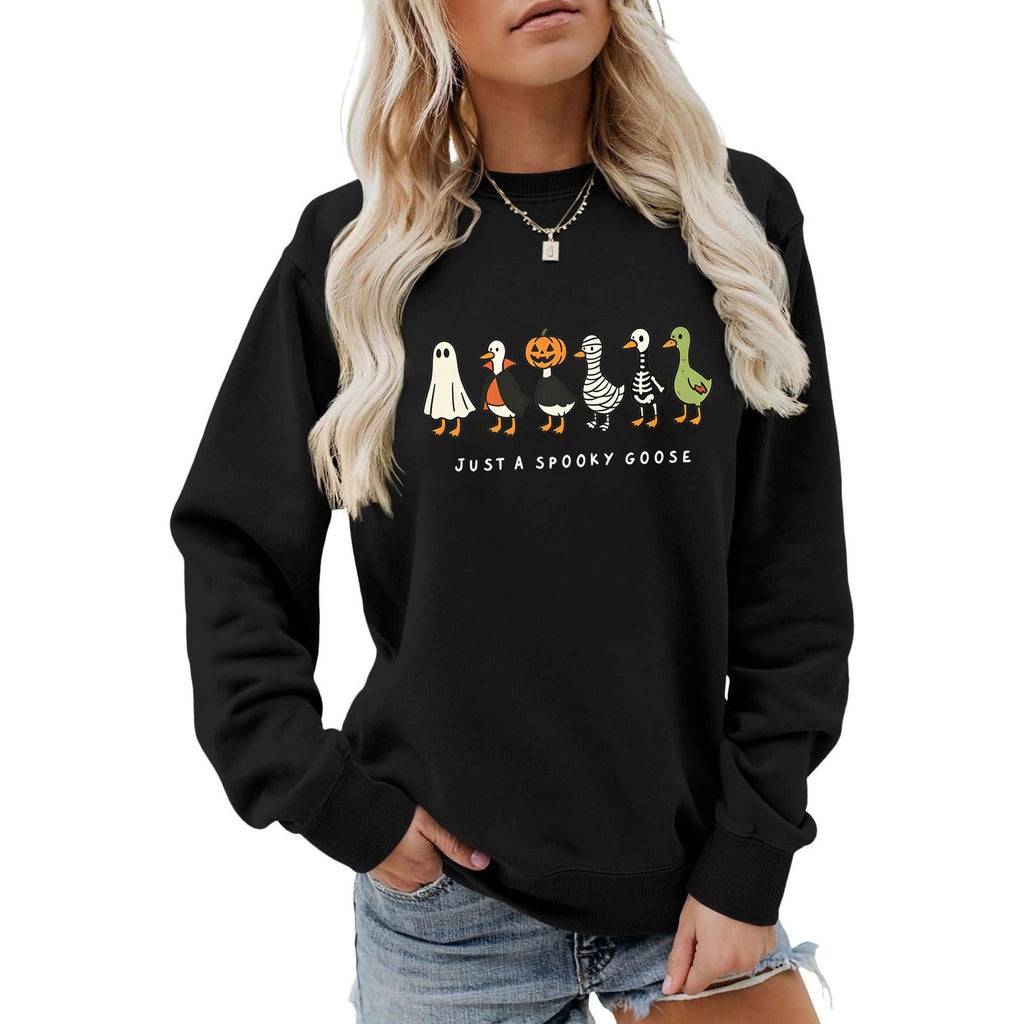 Cartoon printed hoodie