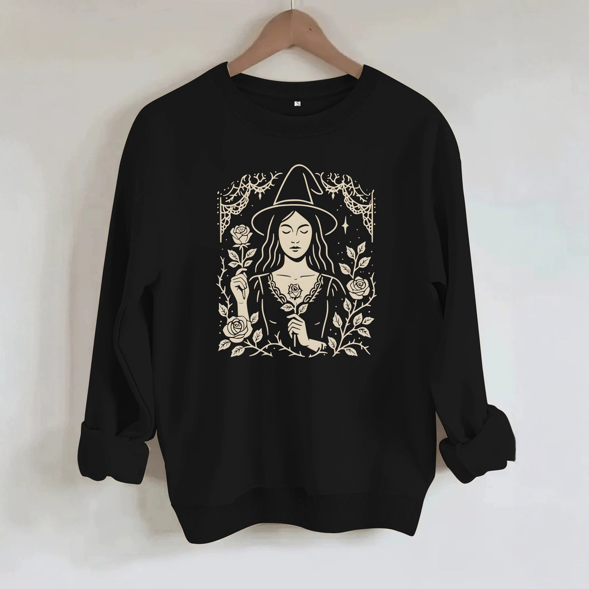 Loose velvet sweatshirt