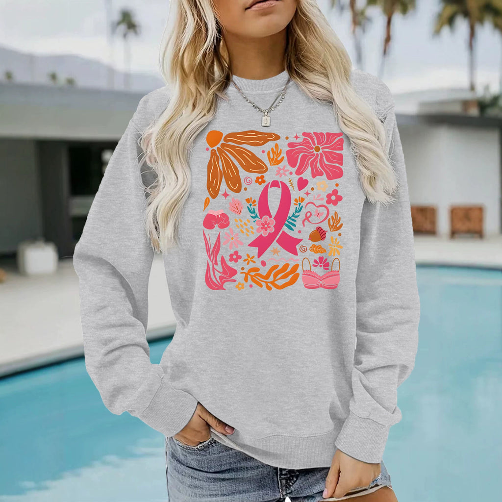 Loose velvet sweatshirt